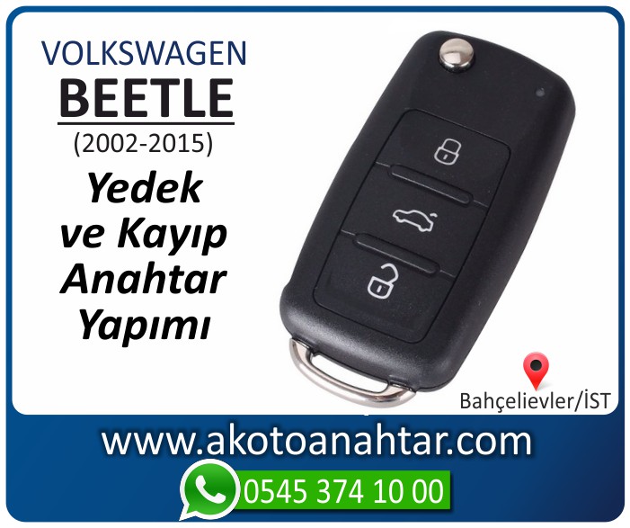 volkswagen vw beetle anahtari anahtar key yedek yaptirma fiyati kopyalama cogaltma kayip 2002 2003 2004 2005 2006 2007 2008 2009 2010 2011 2012 2013 2014 2015 model - Volkswagen Beetle Anahtarı | Yedek ve Kayıp Anahtar Yapımı